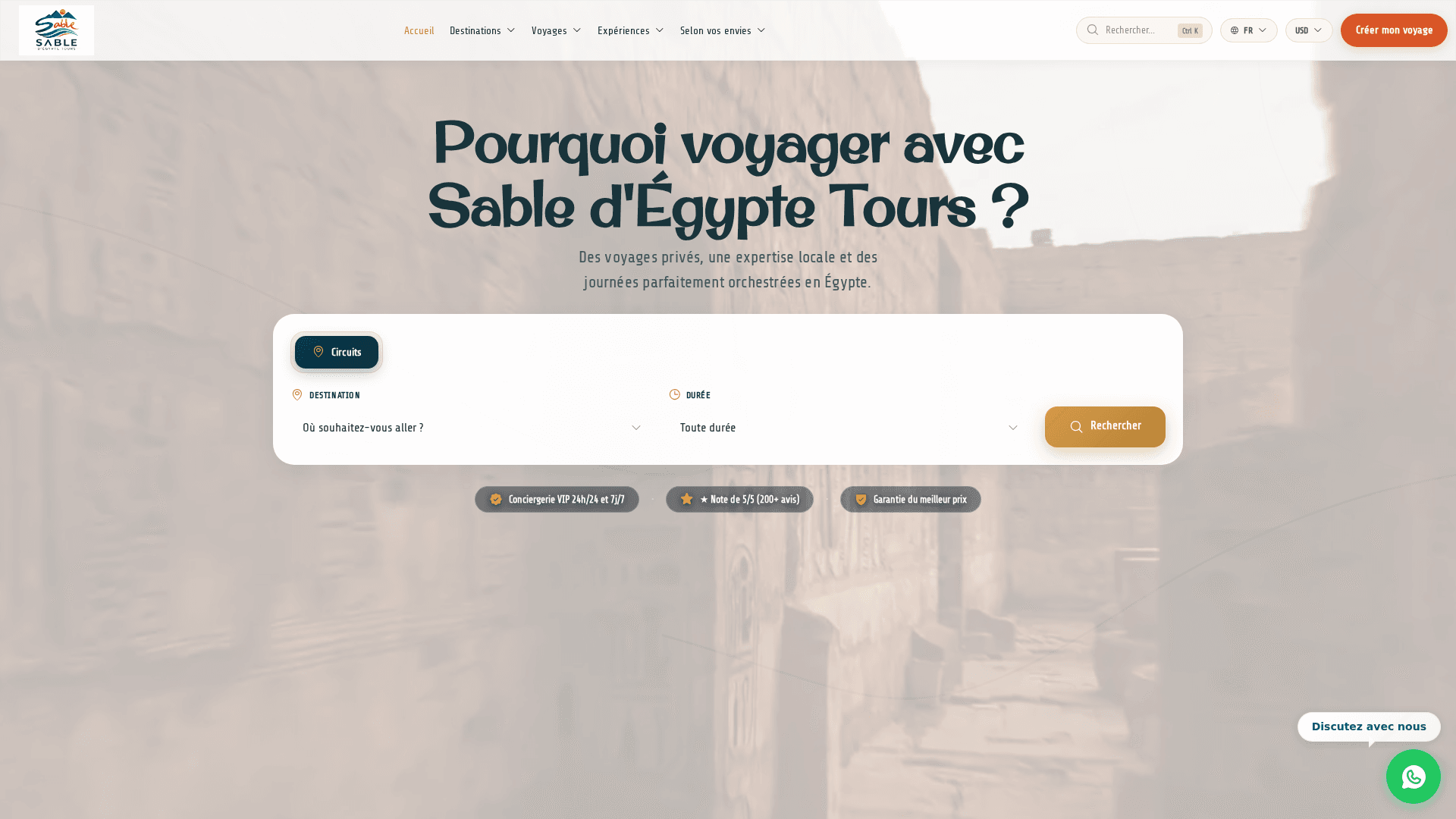 Homepage hero